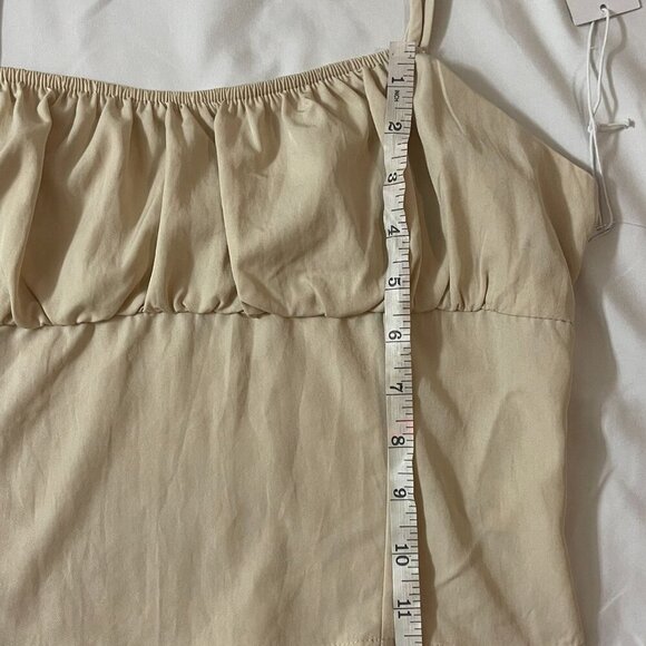 Sienna Sky Short Sleeve top cream Sweetheart Yops. Size L. Made in Vietnam. - Picture 5 of 7